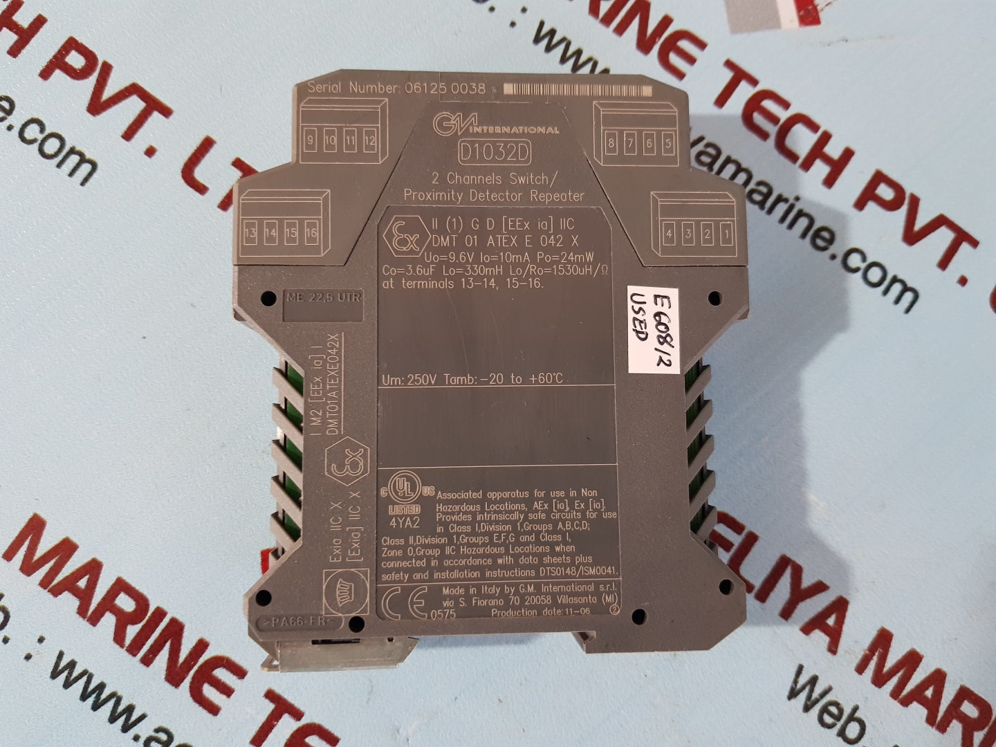 Gm d1032d 2 channels switch/proximity detector repeater