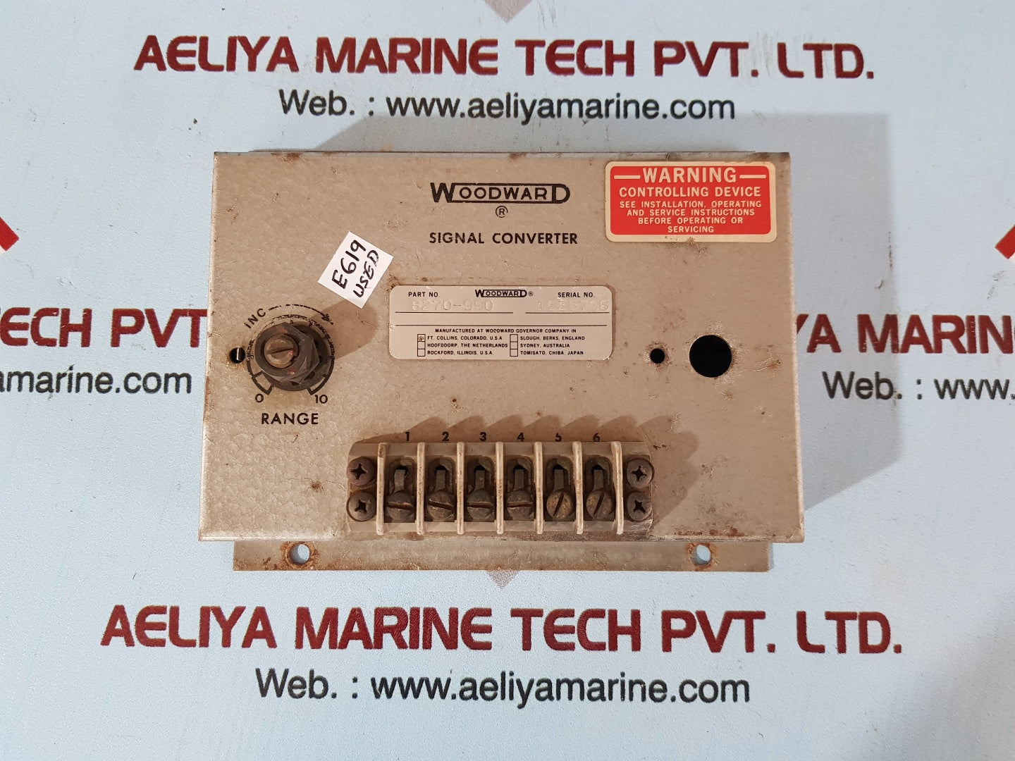 Woodward 8270-990 signal converter