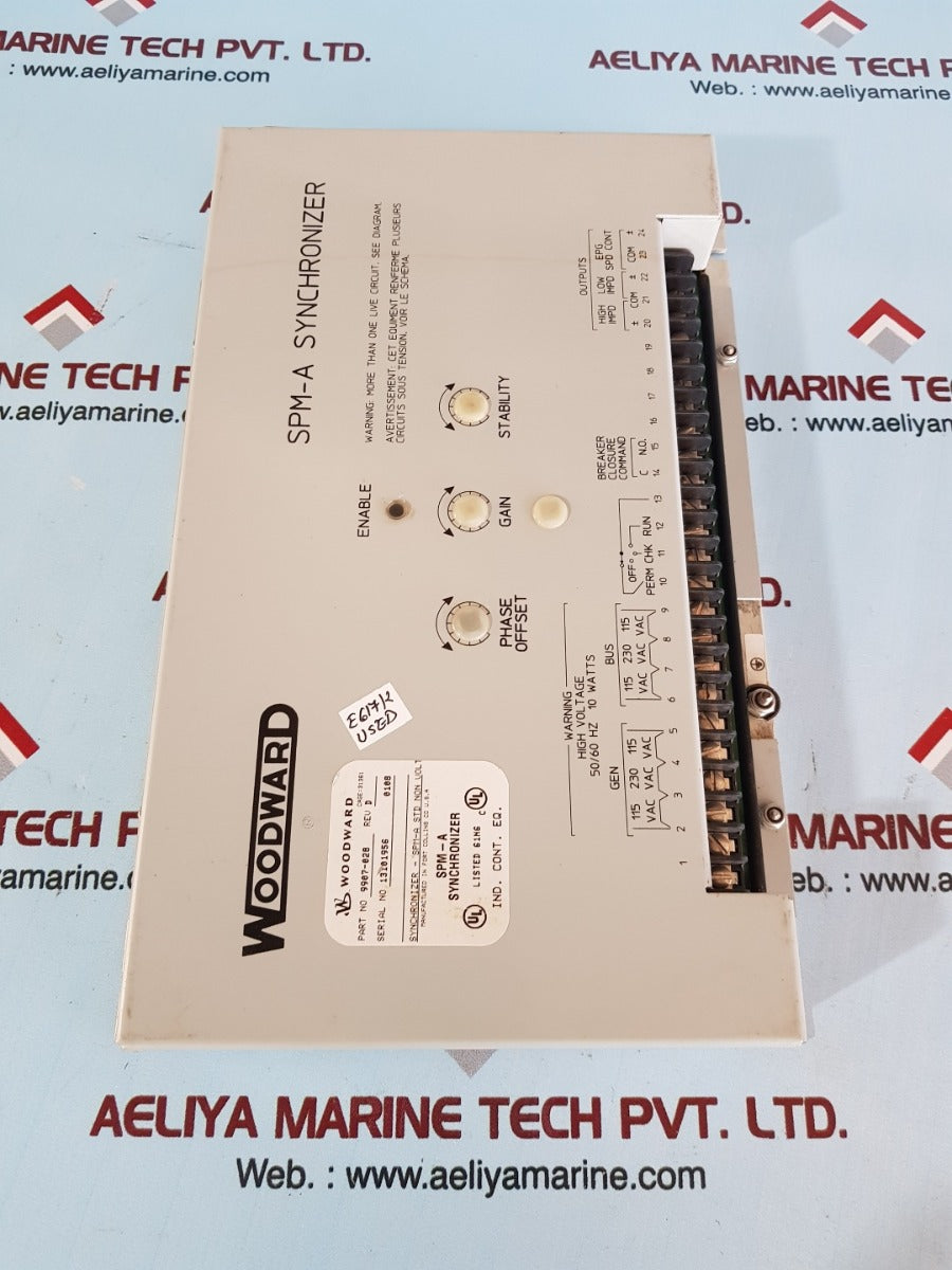 Woodward 9987-828 rev.d spm-a synchronizer