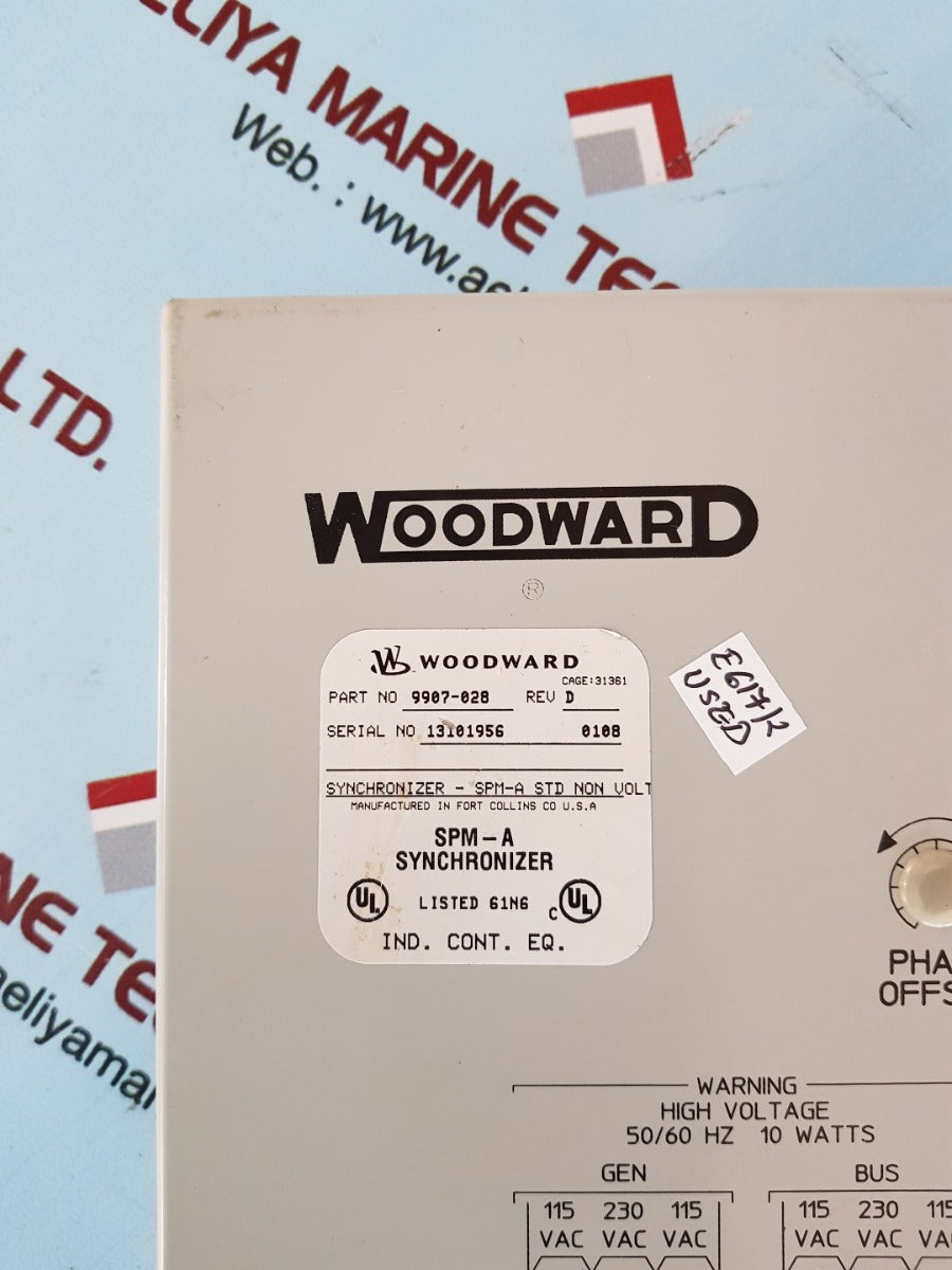 Woodward 9987-828 rev.d spm-a synchronizer
