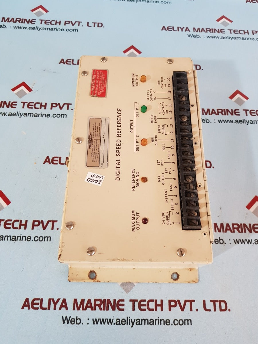 Woodward 8271-651 digital speed reference