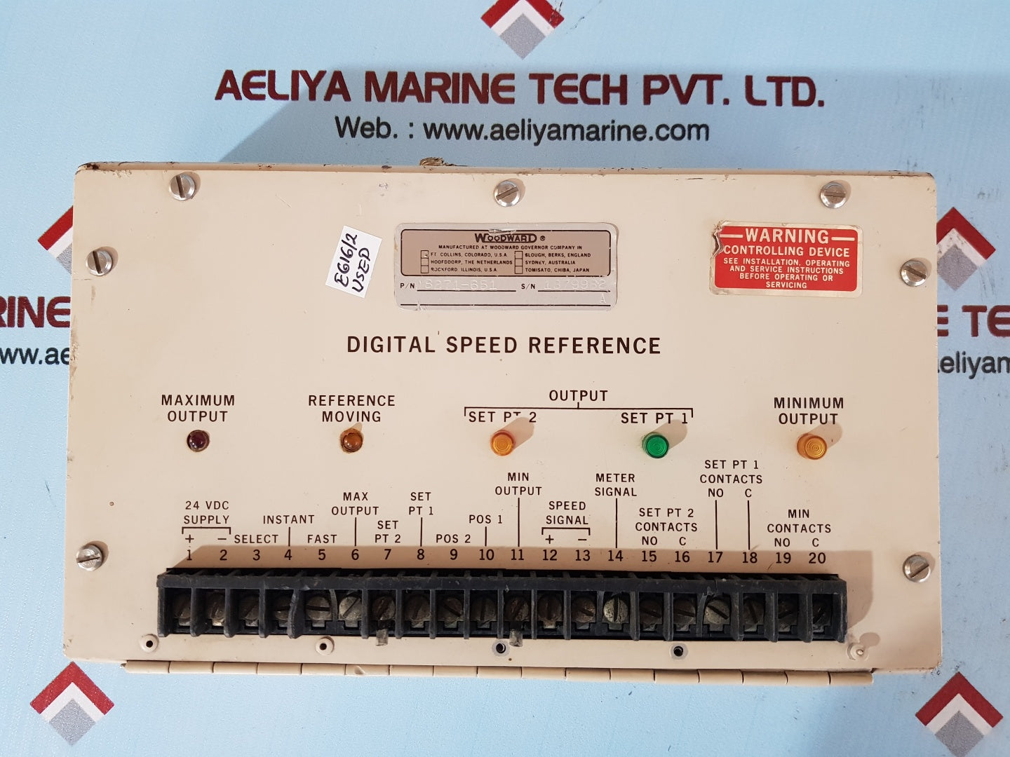 Woodward 8271-651 digital speed reference