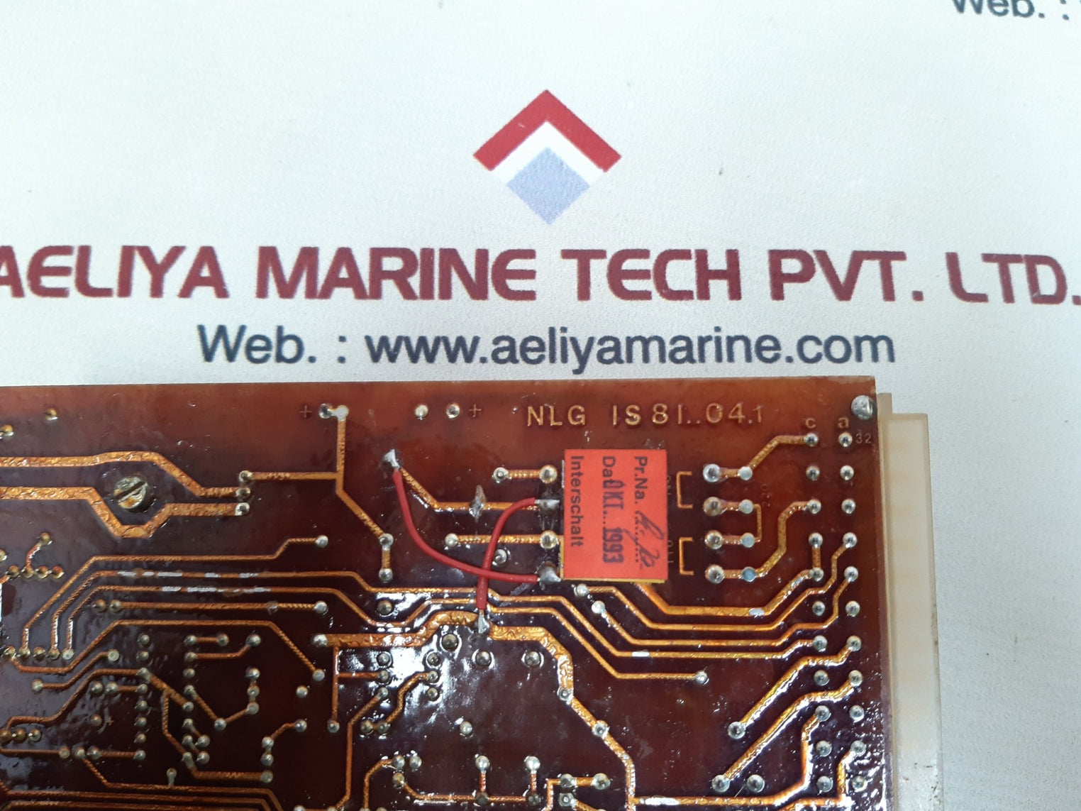 Interschalt pcb card nlg is 8i..04.1