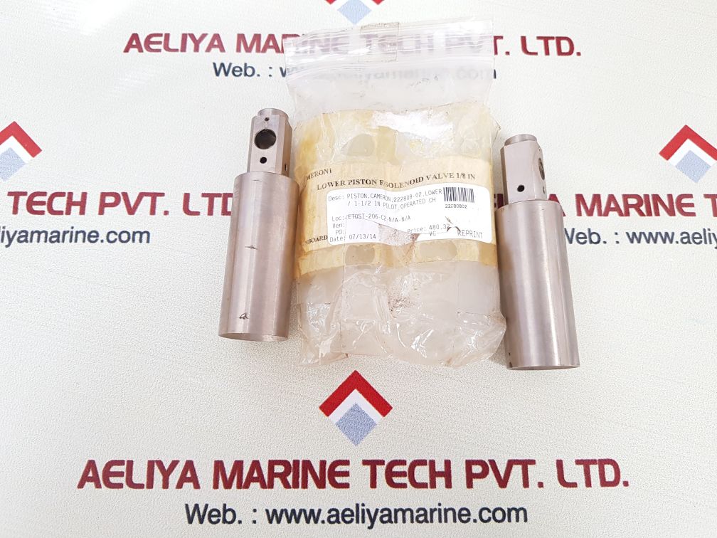 222808-02 lower piston f/solenoid valve 1/8 in
