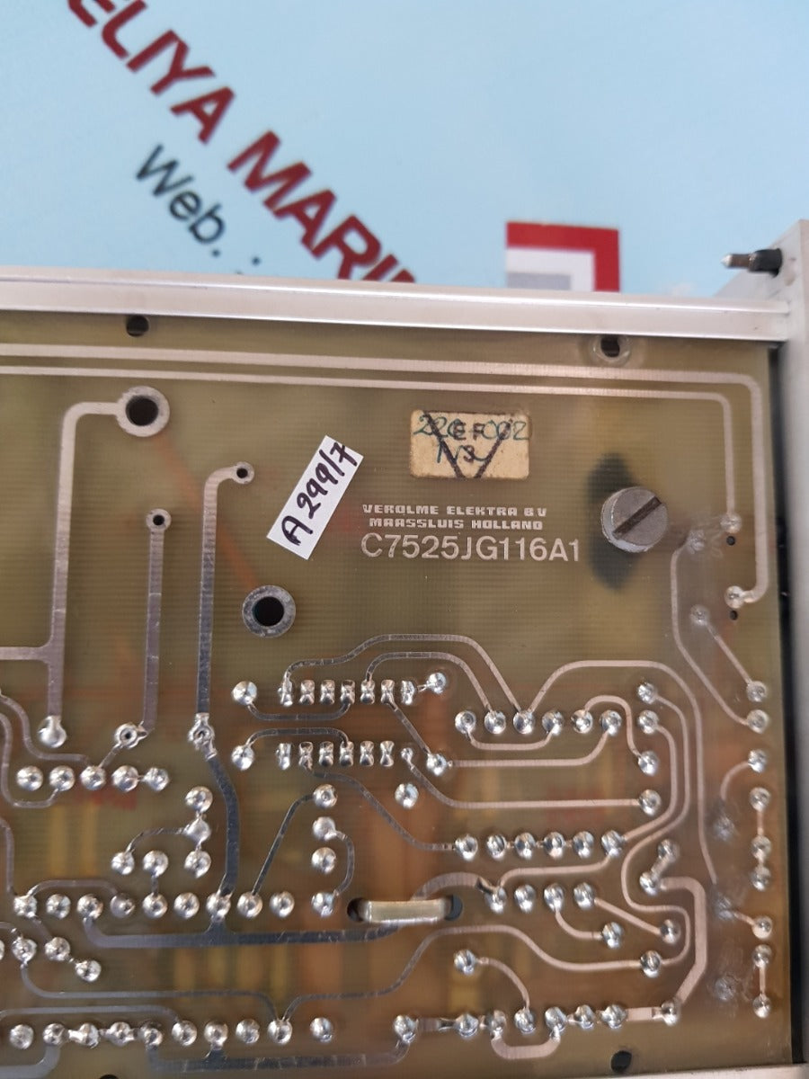 Verolme elektra cm-3 pcb card c7525jg116a1