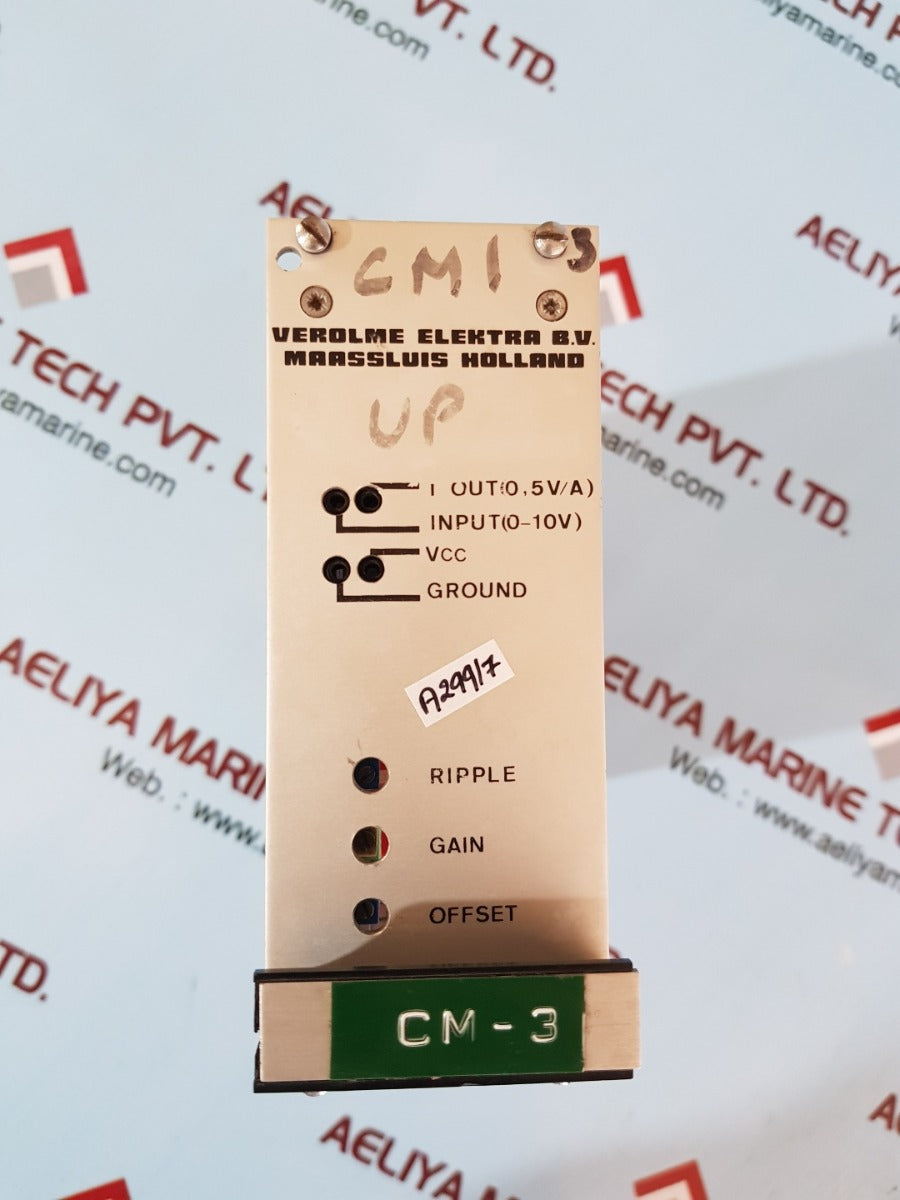 Verolme elektra cm-3 pcb card c7525jg116a1