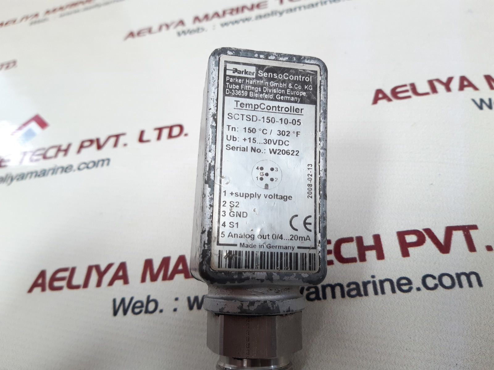 Parker sctsd-150-10-05 temperature sensor