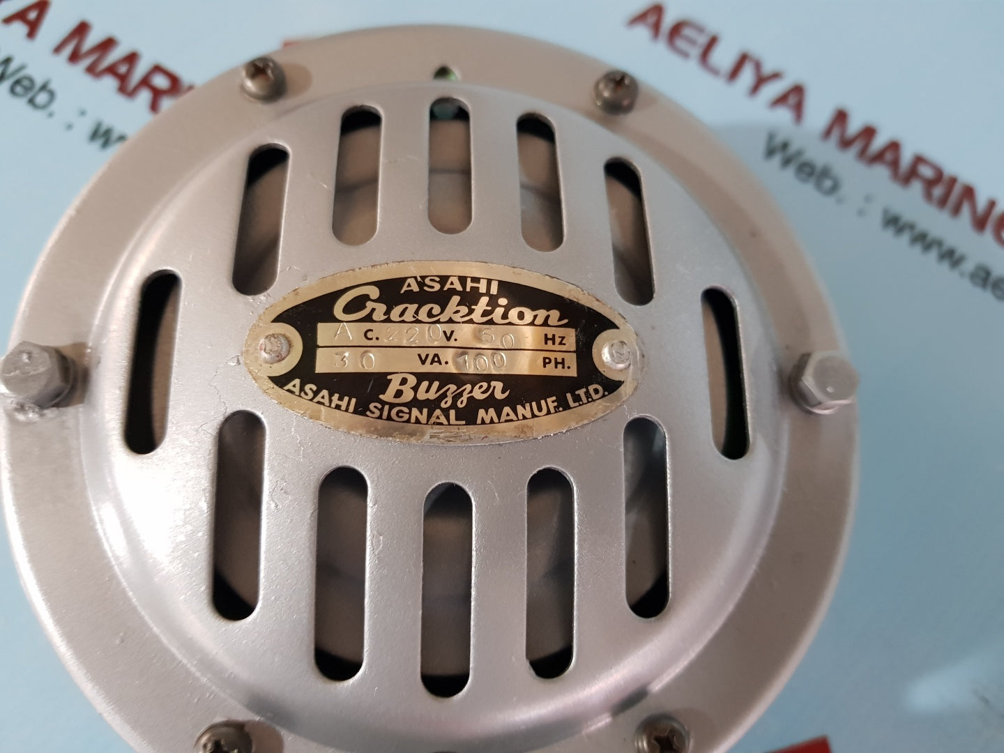 Asahi signal 2slw marine buzzer 220v 35va