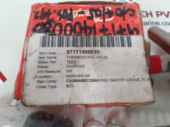 Danfoss tex2 thermostatic valve