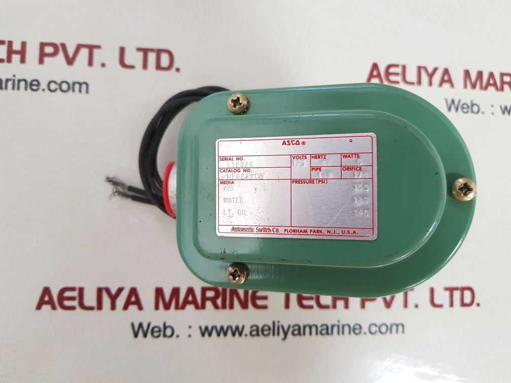 Asco wp8262c2 solenoid valve
