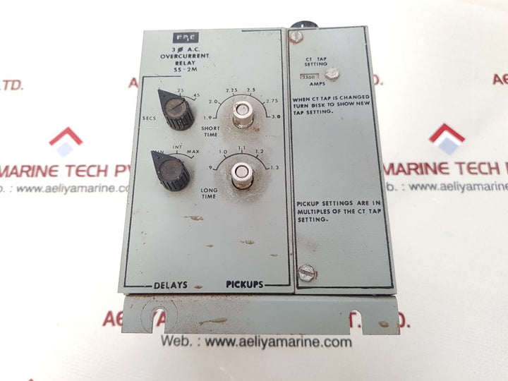 Fpe ss-2m overcurrent relay 2500 amps
