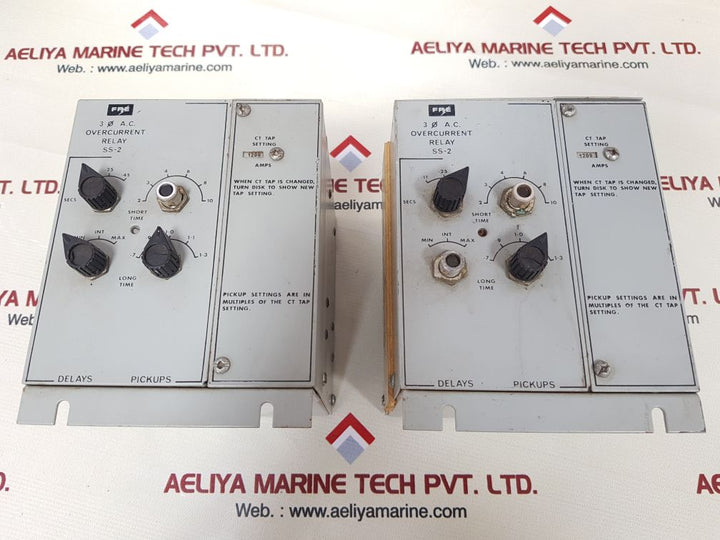 Fpe ss-2 overcurrent relay 1200 amps
