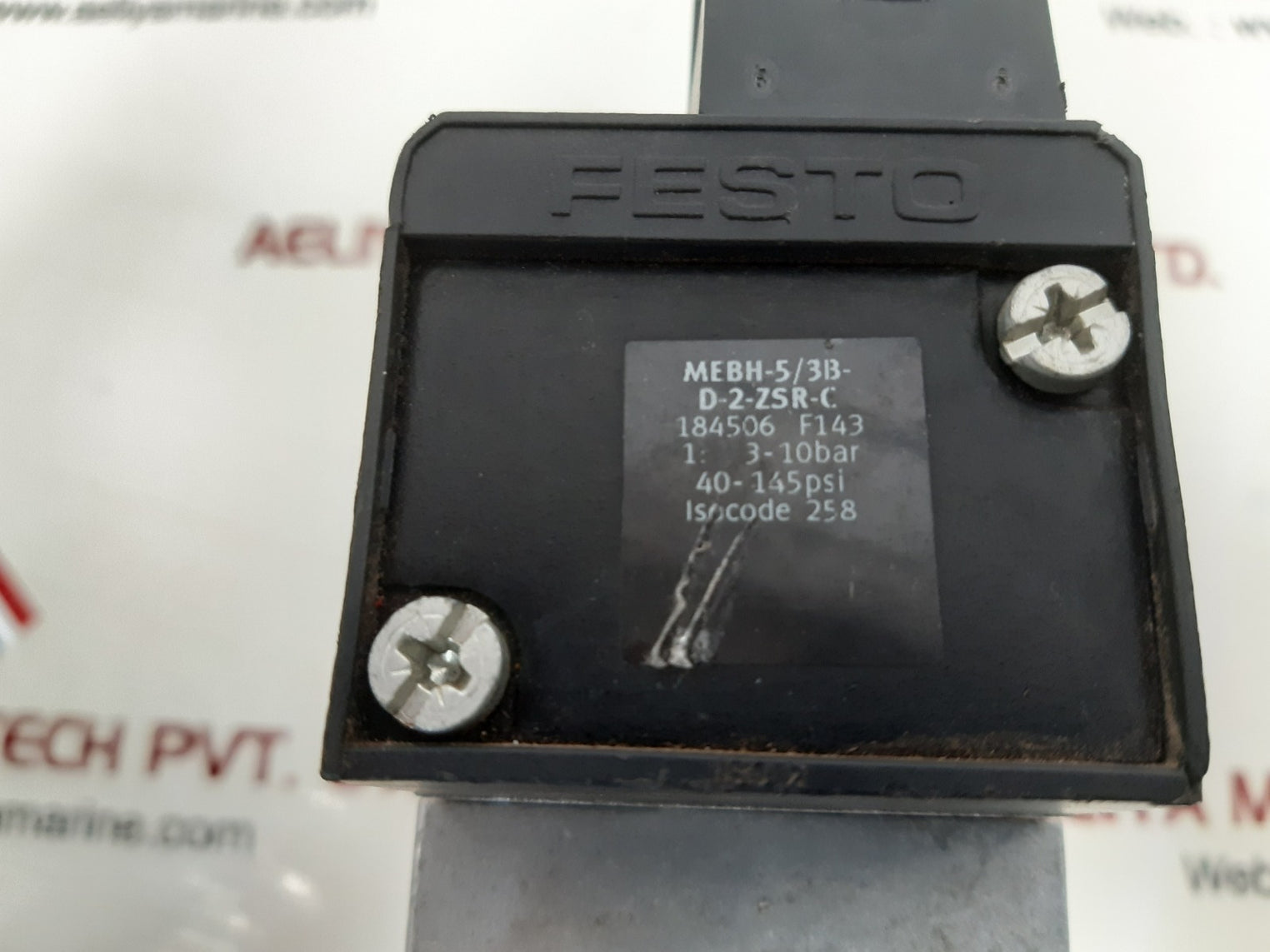 Festo mebh-5/3b-d-2-zsr-c solenoid valve