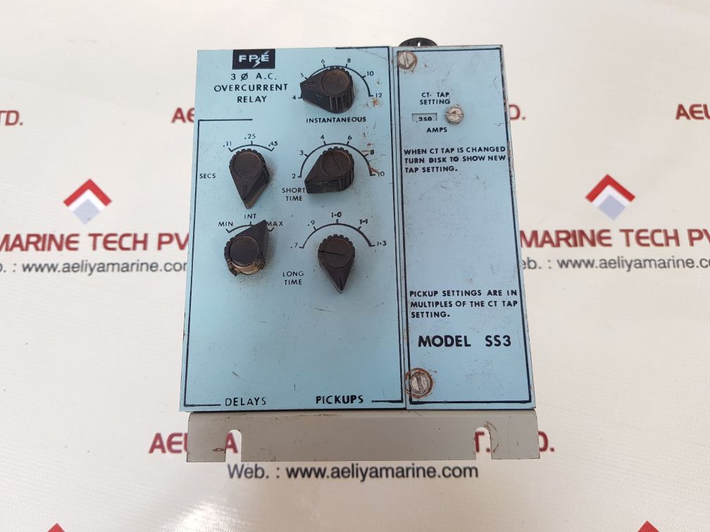 Fpe ss3 overcurrent relay 250 amps
