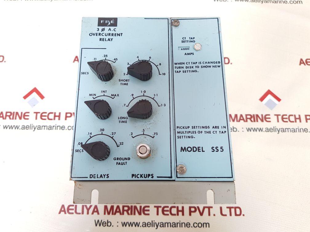 Fpe ss3 over current relay 4000 amps
