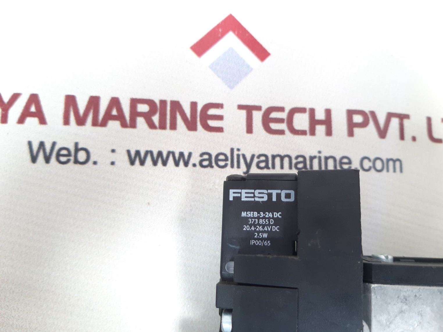 Festo jmebh-5/2-d-1-zsr-c solenoid valve 20.4-26.4v dc