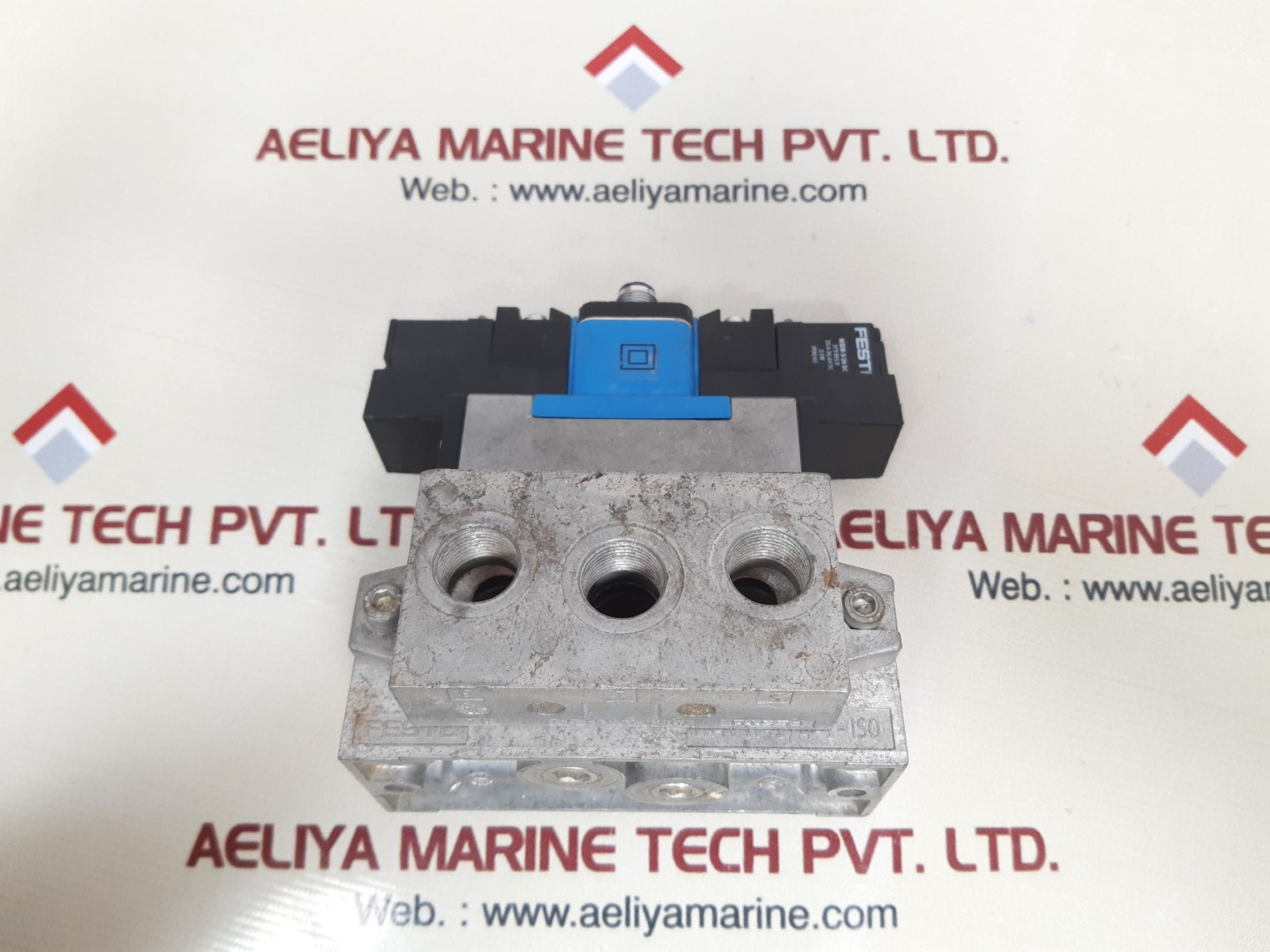 Festo jmebh-5/2-d-1-zsr-c solenoid valve 20.4-26.4v dc