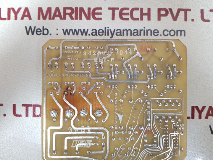 Diamond power 342310-1132-d rev:e 34230s1044 circuit board
