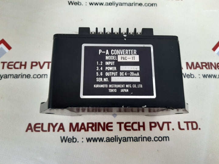 kuramoto instrument pac-1t p-a converter