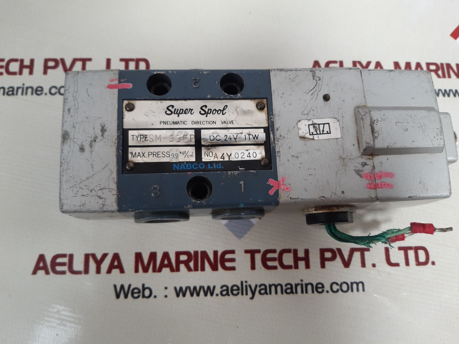 Nabco psm-33ep pneumatic direction valve