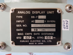 Furuno electric ds-7 7I analog display unit