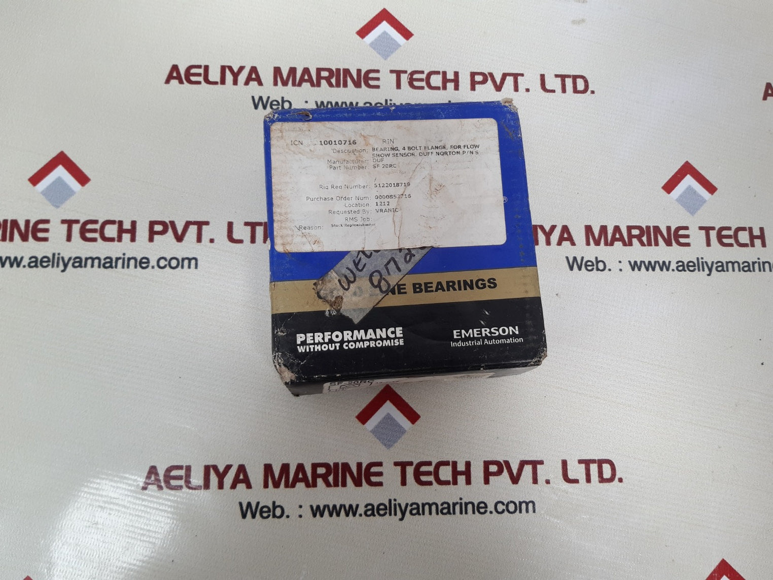 Sealmaster sf-20rc gold line bearings f-505