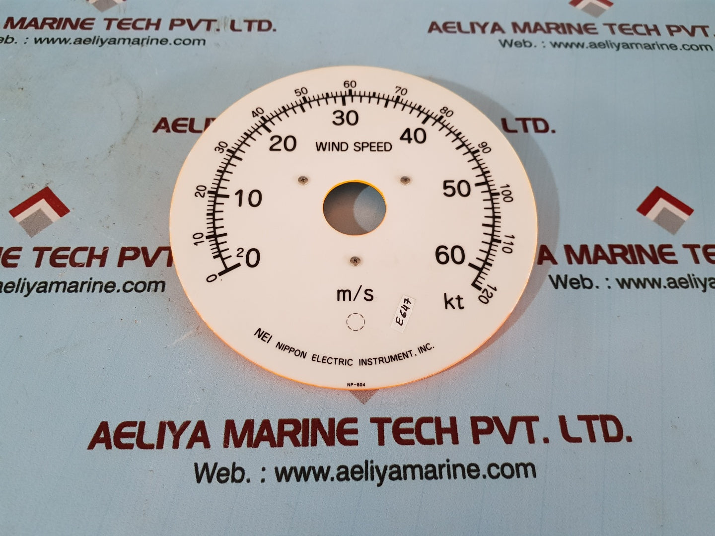 Nei sp-3902 wind speed indicator only dial