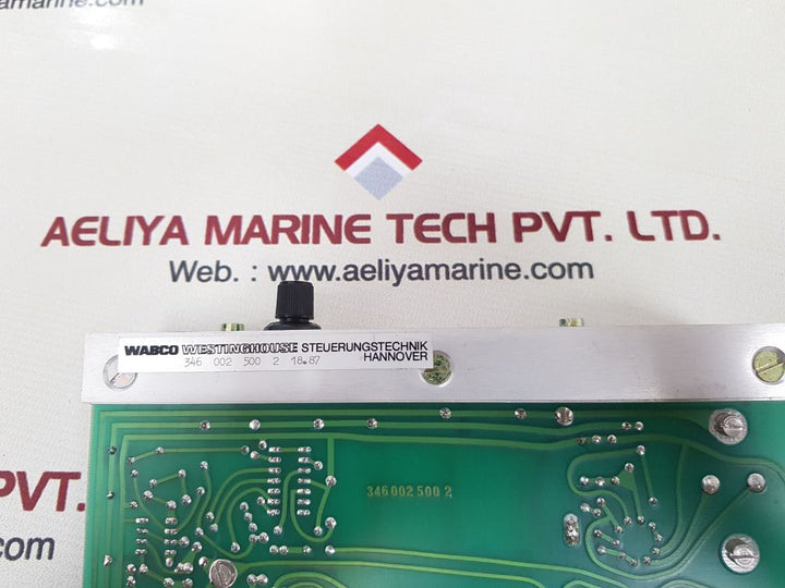 Wabco 346 002 500 2 pcb card
