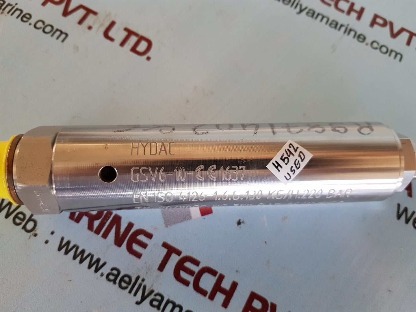 Hydac gsv6-10-ce1637 gas safety valve