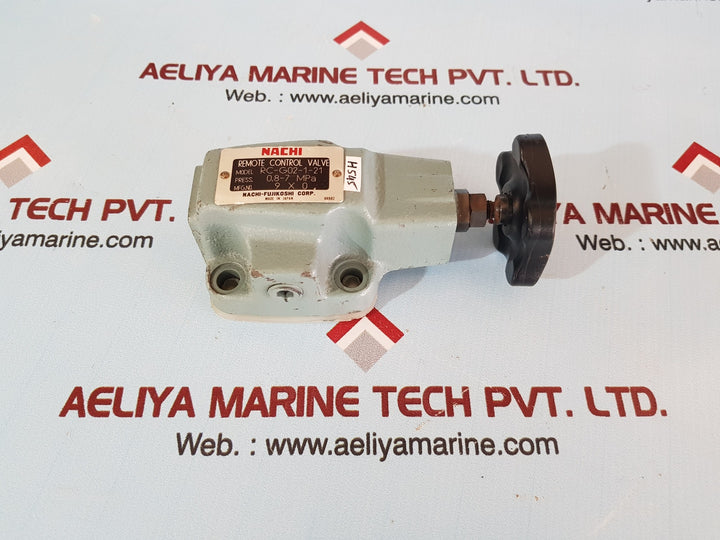 Nachi rc-g02-1-21 remote control valve