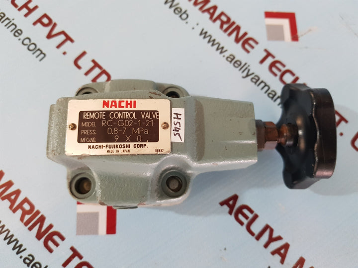 Nachi rc-g02-1-21 remote control valve