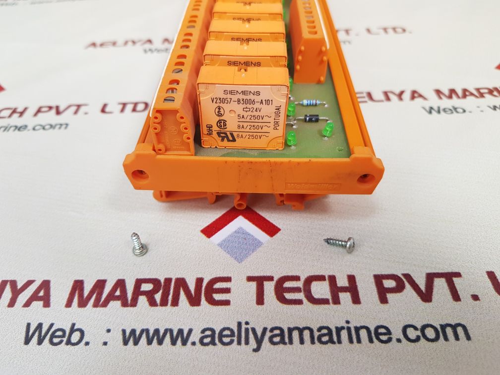 Weidmuller rsm 16r relay module 24vdc new
