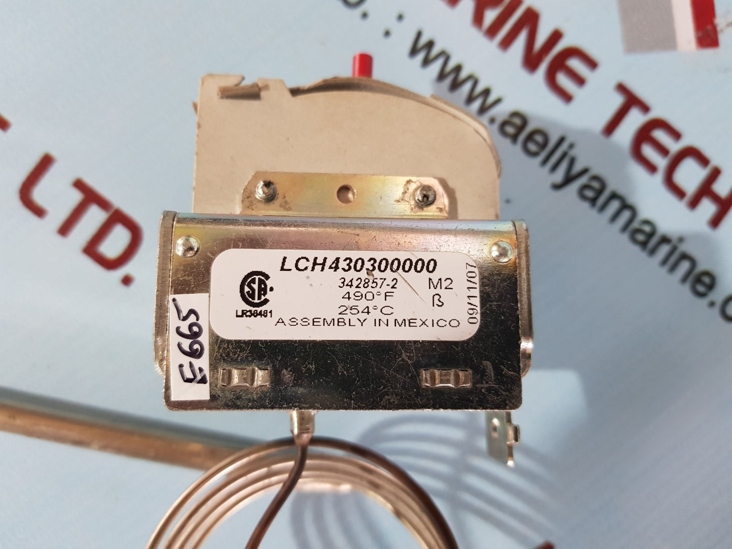 Robertshaw controls 342857-2 thermostat