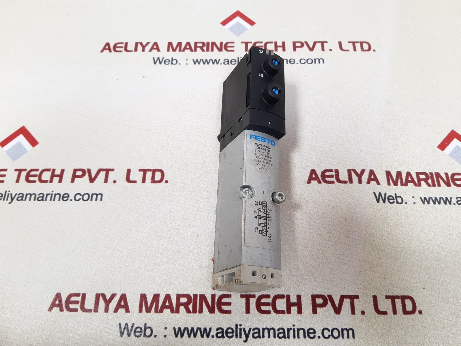 Festo vsva-b-b52-zd-a1-1t1l solenoid valve 696051 m22