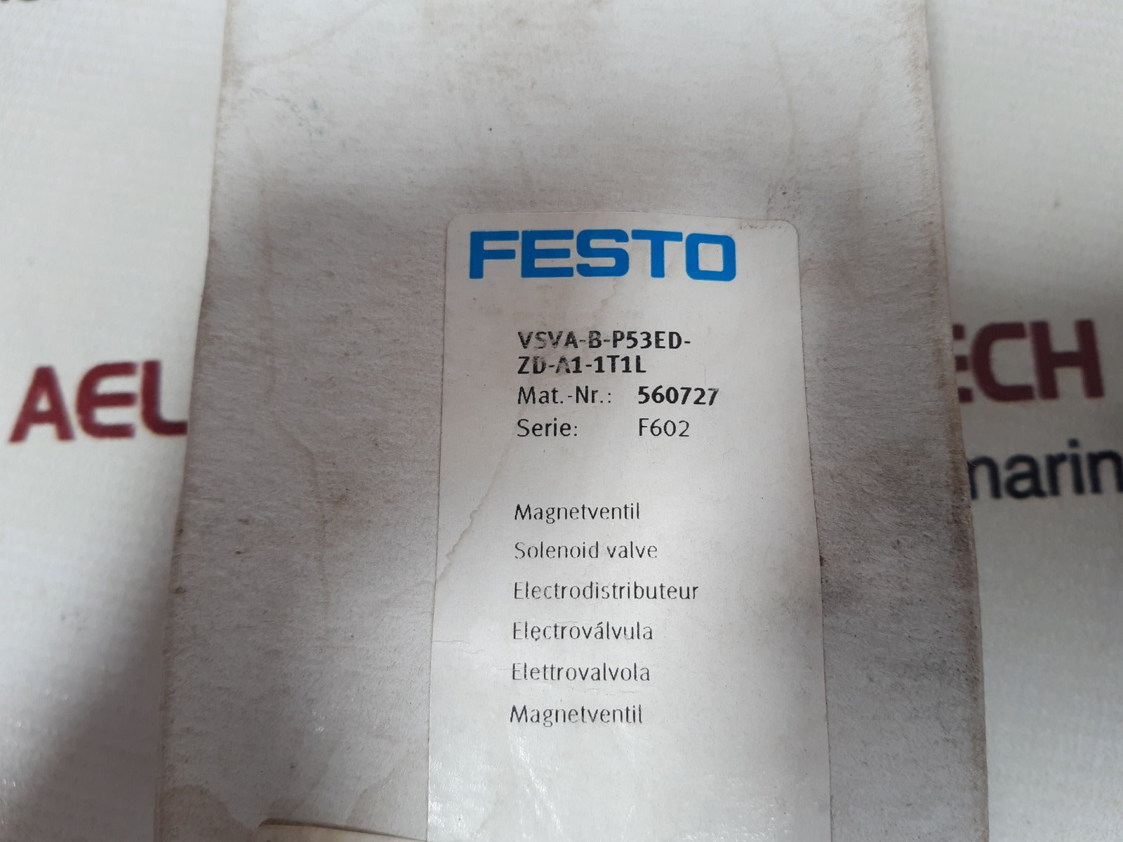 Festo vsva-b-p53ed-zd-a1-1t1 solenoid valve 560727