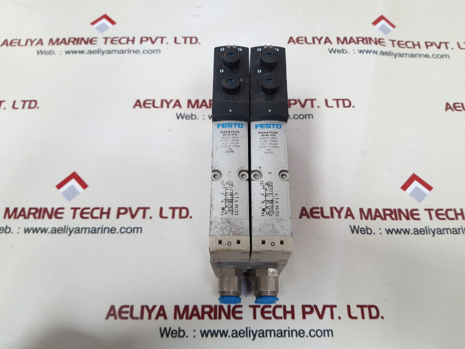 Festo vsva-b-p53ed-zd-a1-1t1l solenoid valve vabv-s4-1s-g14-2t2