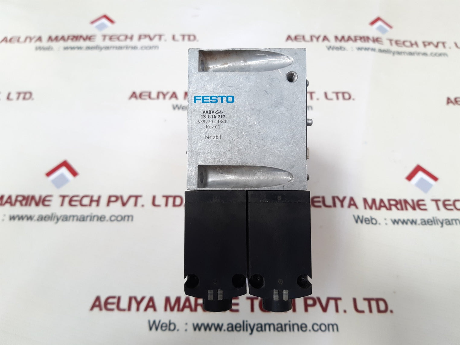Festo vsva-b-p53ed-zd-a1-1t1l solenoid valve vabv-s4-1s-g14-2t2