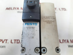 Festo vsva-b-b52-zd-a1-1t1l solenoid valve with vabb-s4-1-wt blanking/cover 