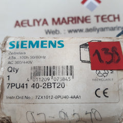 Siemens 7pu4140-2bt20 electronic time relays