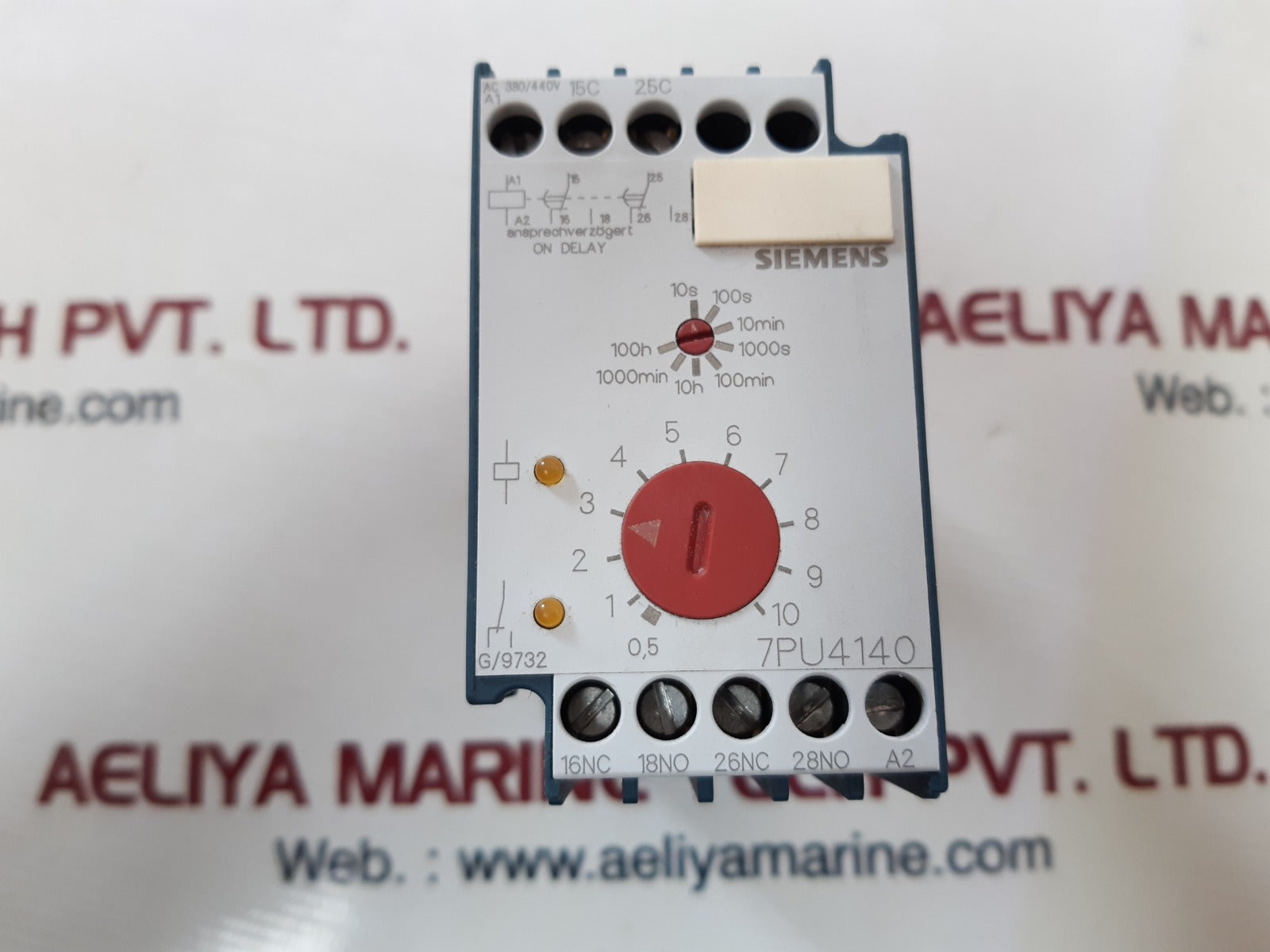 Siemens 7pu4140-2bt20 electronic time relays