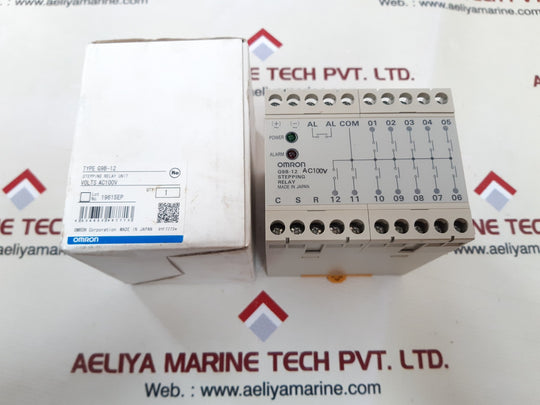 Omron g9b-12 stepping relay unit