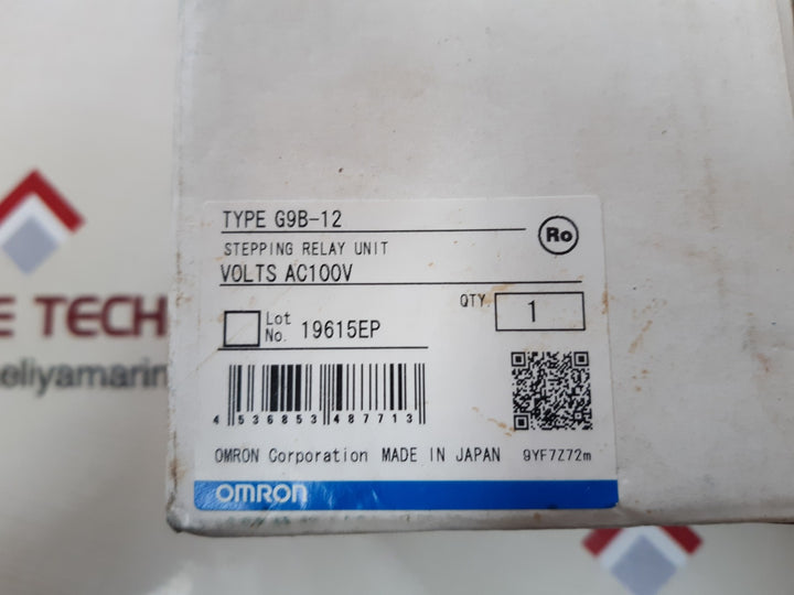 Omron g9b-12 stepping relay unit