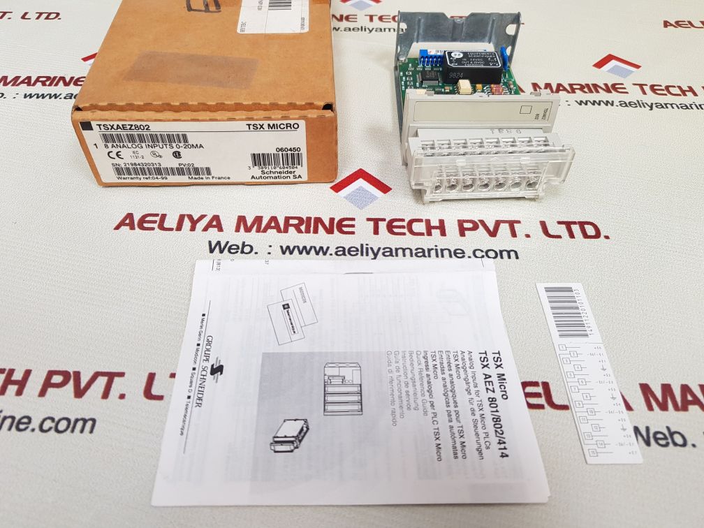 Schneider tsx micro tsxaez802 module
