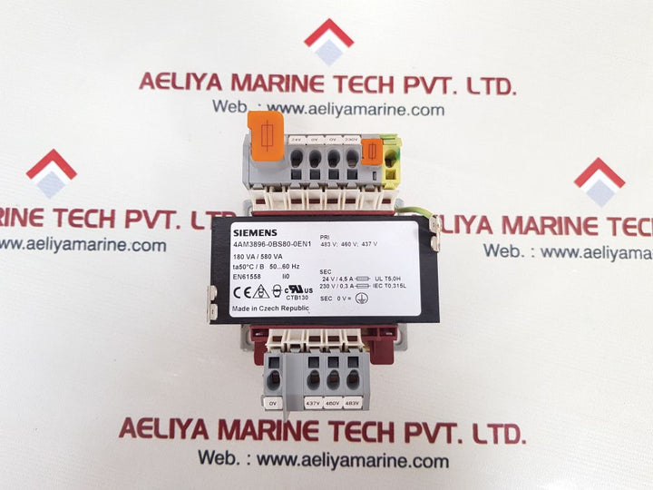 Siemens 4am3896-0bs80-0en1 transformer
