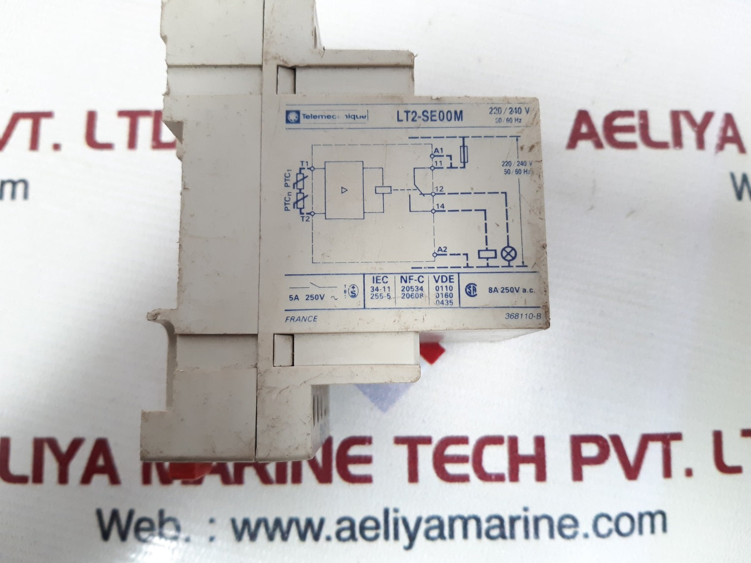 Telemecanique lt2-se00m thermistor protection relay