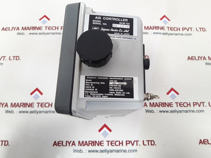 Jrc jhs-180 ais display unit ncm-722