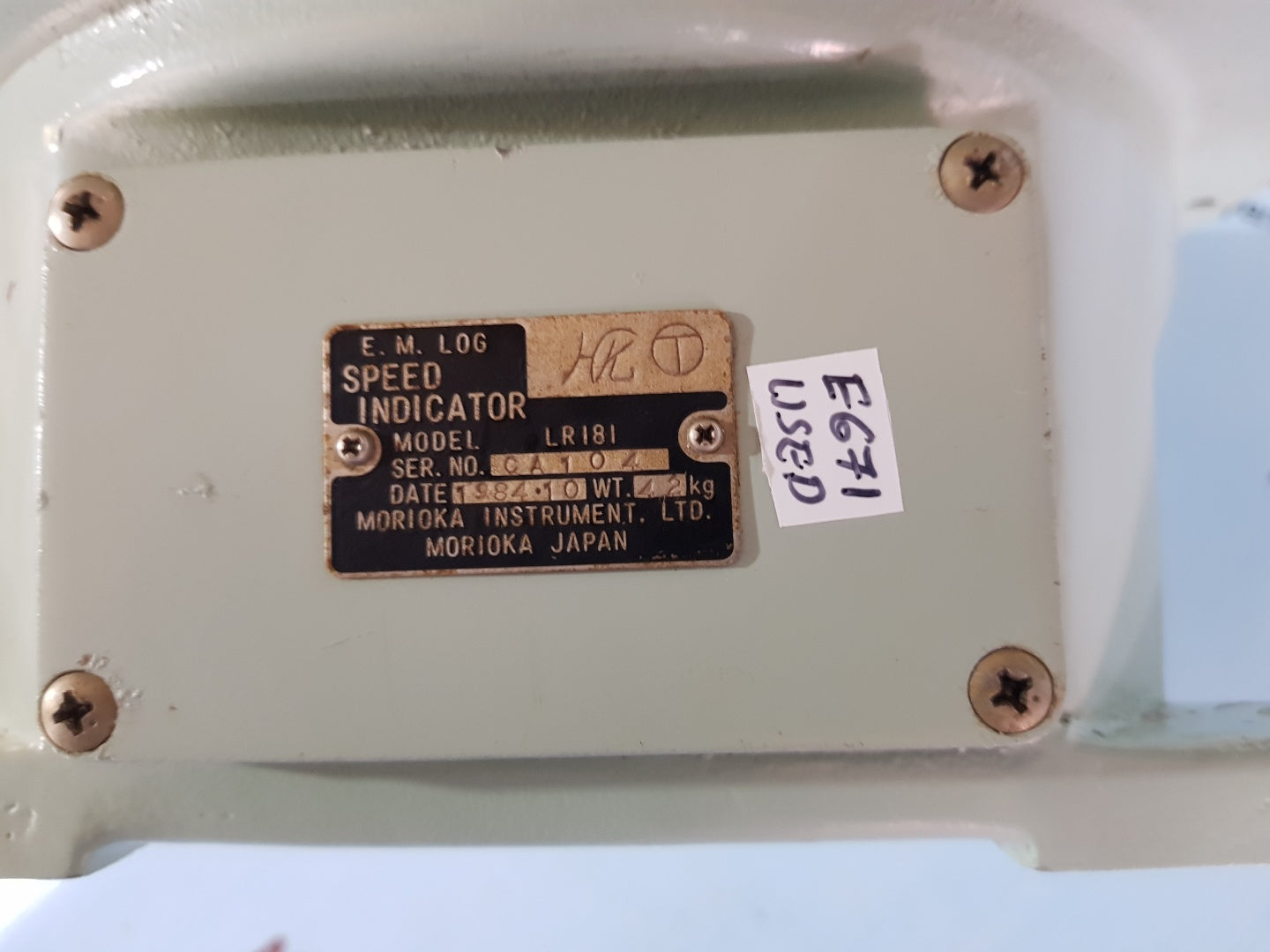 Morioka lr181 speed indicator