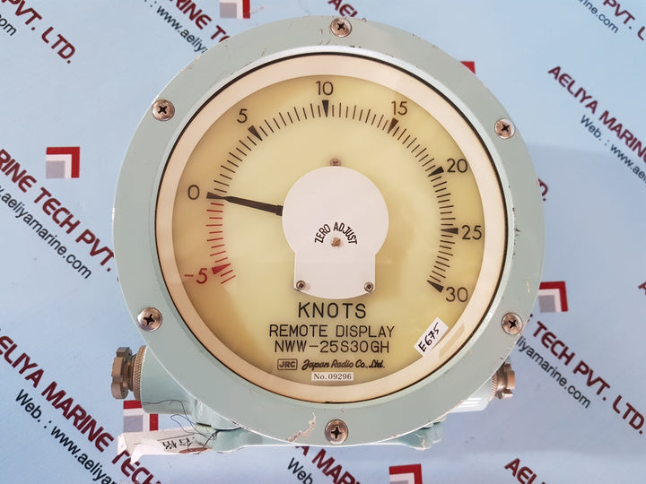Jrc nww-25s30gh knots remote display