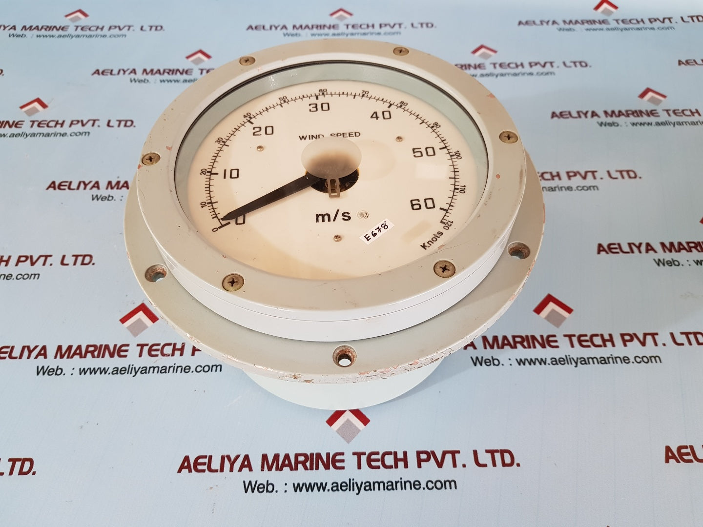 Nei fan anemometer and wind vane speed indicator