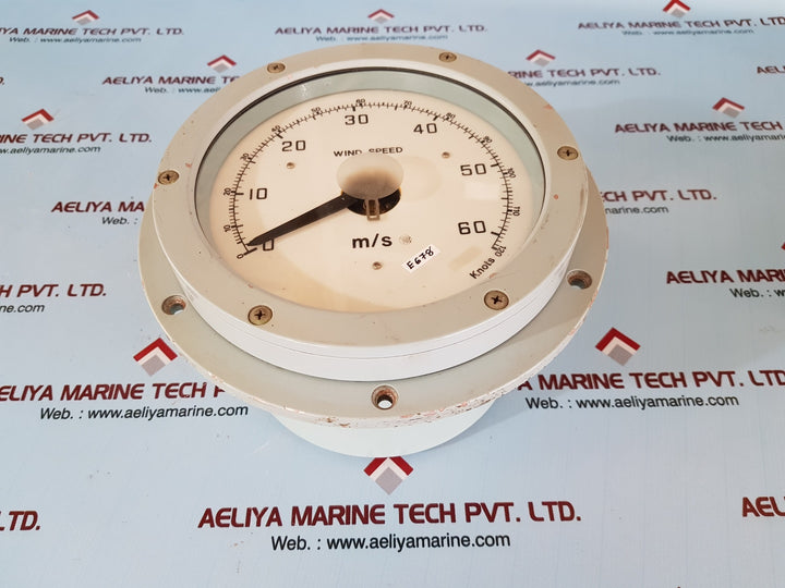 Nei fan anemometer and wind vane speed indicator